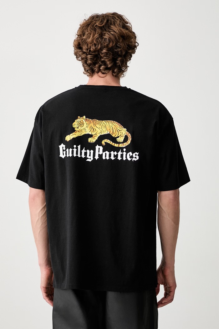Wacko Maria T-shirt bawełniany męski czarny 25SS.WMT.WT08