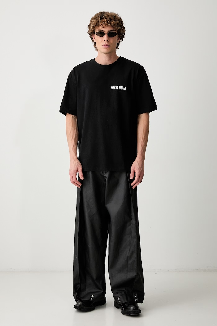 Wacko Maria T-shirt bawełniany męski 25SS.WMT.WT08 czarny AW26