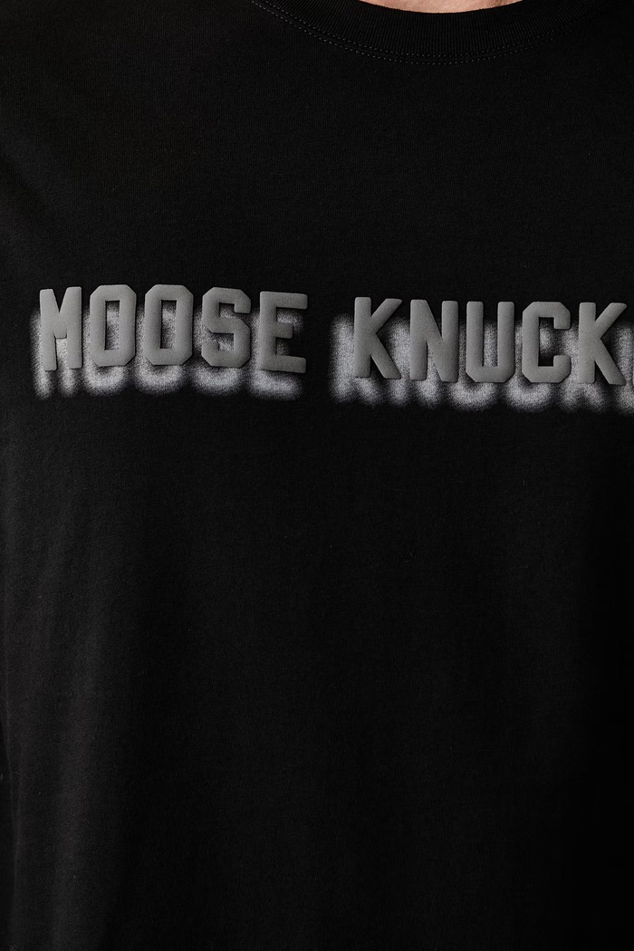 MOOSE KNUCKLES тениска мъжка от памук M36MT719 черен