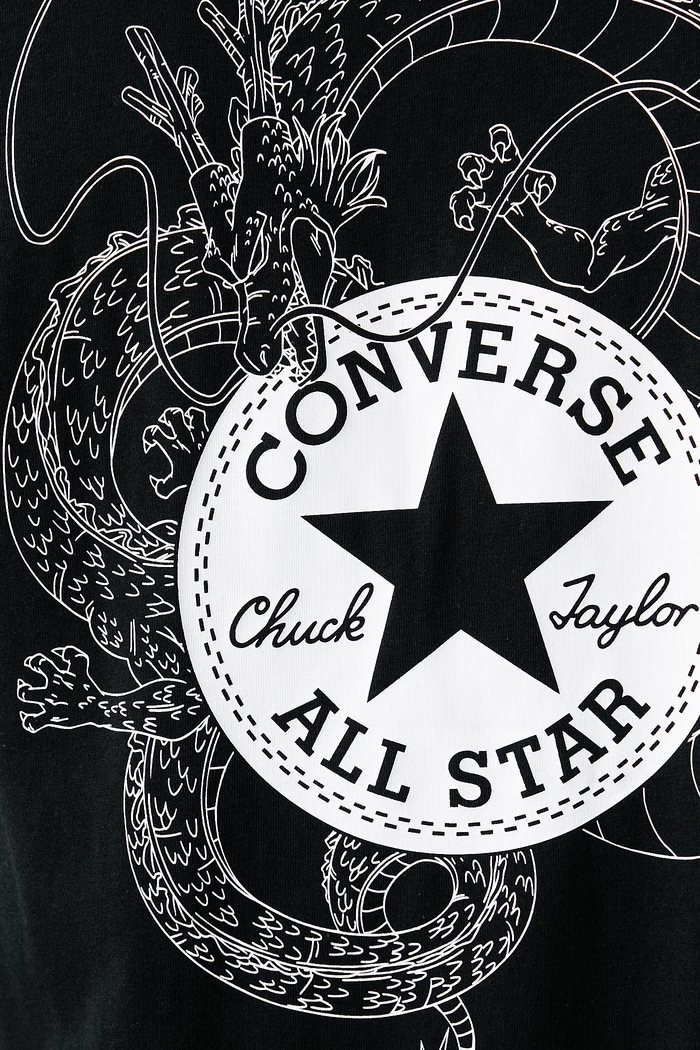 T-shirt męski bawełniany x Dragon Ball Z Converse czarny CVM6T637