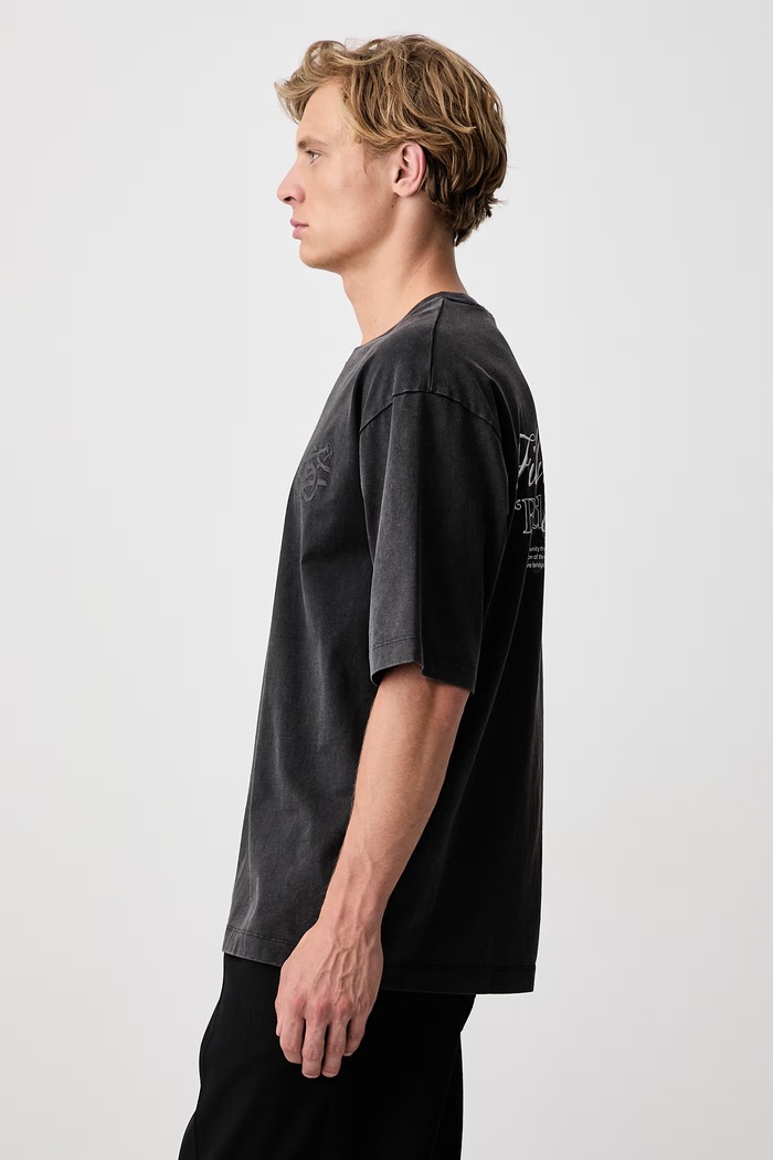 Filling Pieces t-shirt cotton Men's black 422620501387