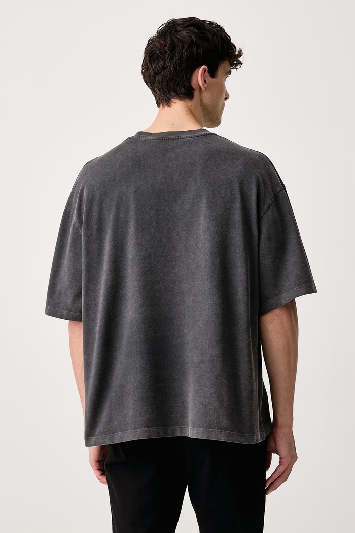 Just Cavalli T-shirt męski bawełniany 81OAHE15.CJW14 szary AW26