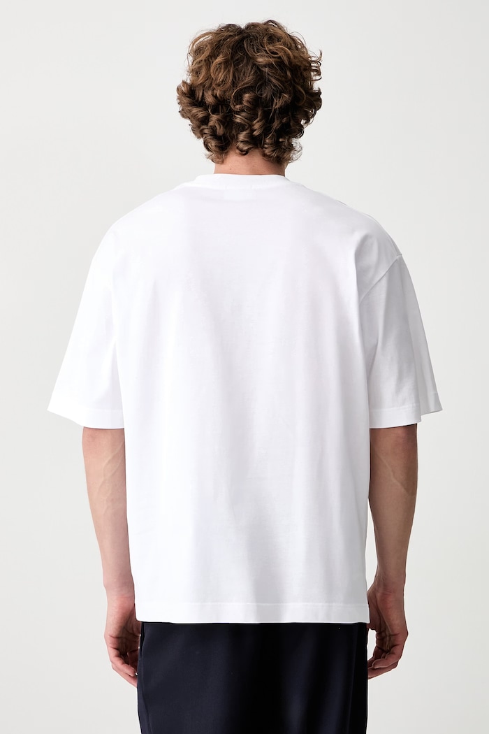 Odzież Lacoste T-shirt bawełniany męski TH9441.001 biały