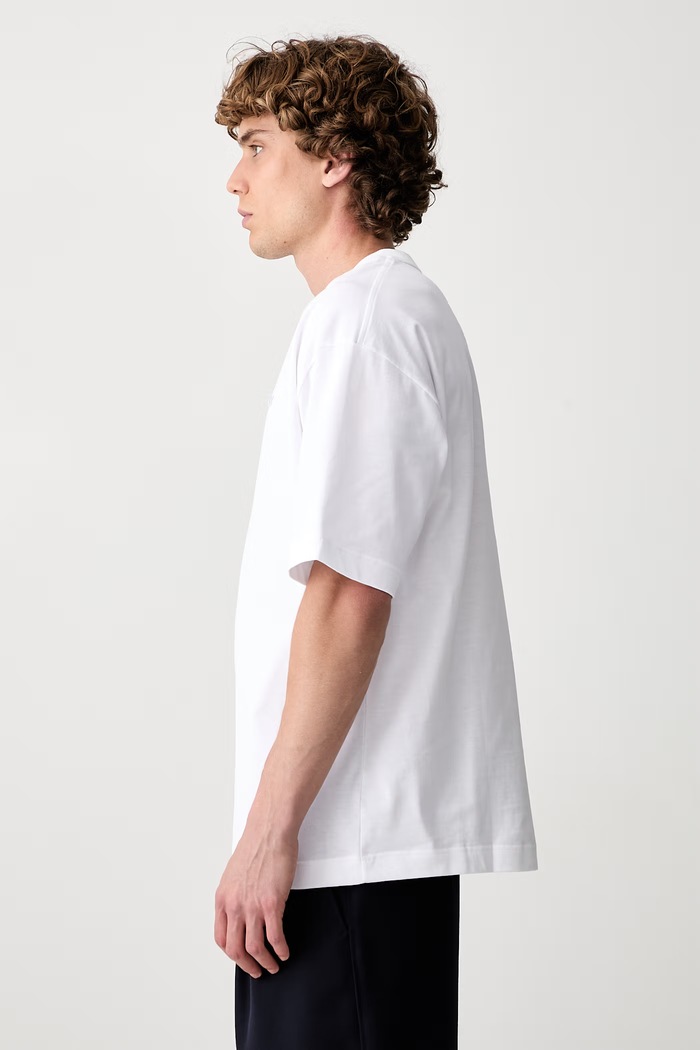 Lacoste T-shirt bawełniany męski biały TH9441.001