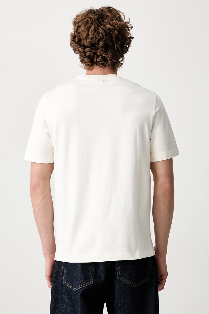 Odzież Barbour T-shirt bawełniany damski MTS1647WH32 beżowy