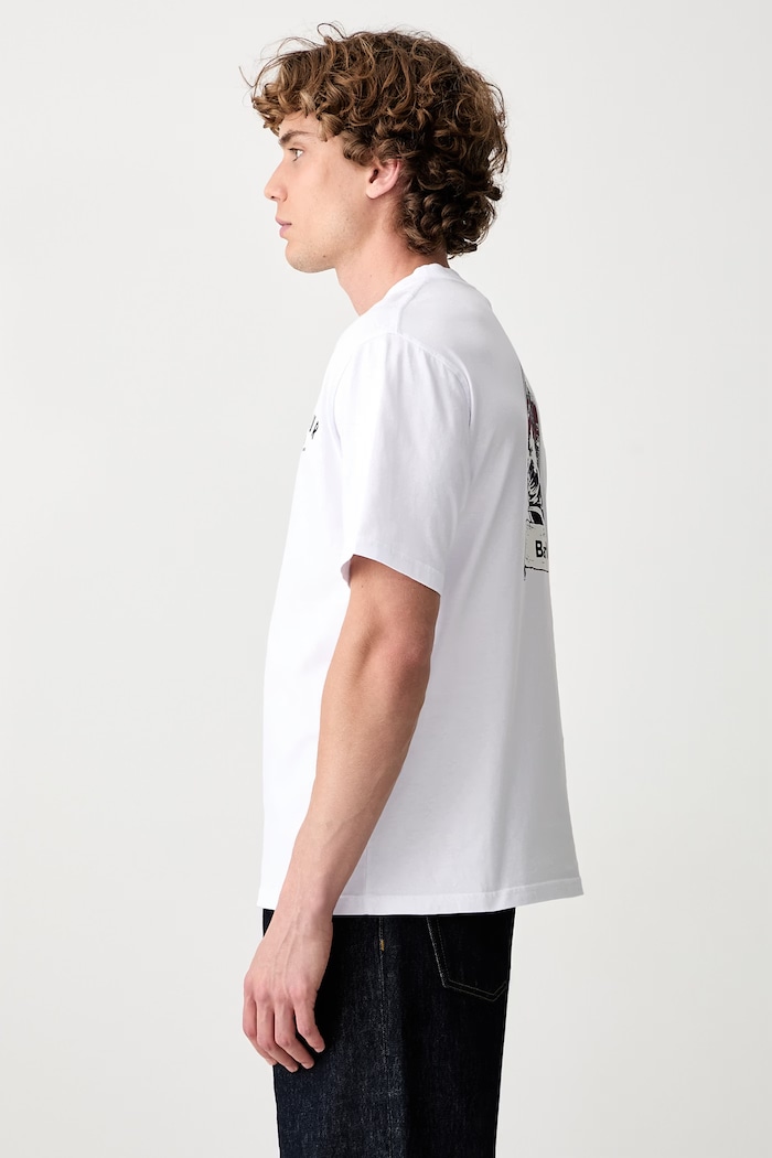 Barbour T-shirt bawełniany męski biały MTS1634WH11
