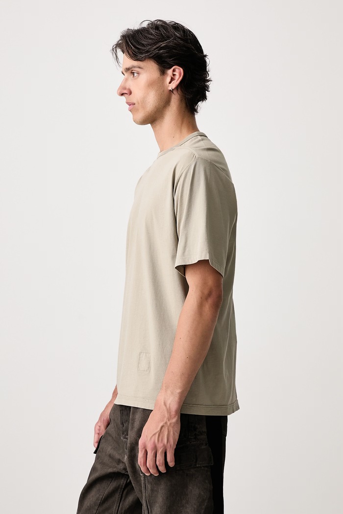 Brad tričko bavlnené pánske Rick Owens DRKSHDW DU02F6254.RNP béžová