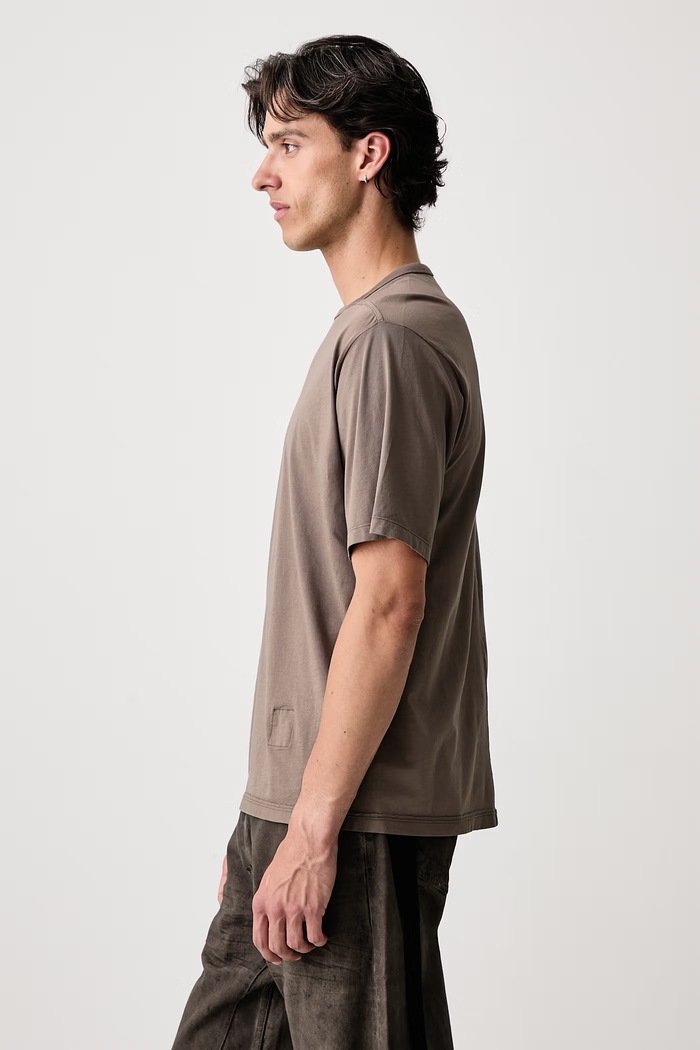 Brad tričko bavlnené pánske Rick Owens DRKSHDW DU02F6254.RNP sivá
