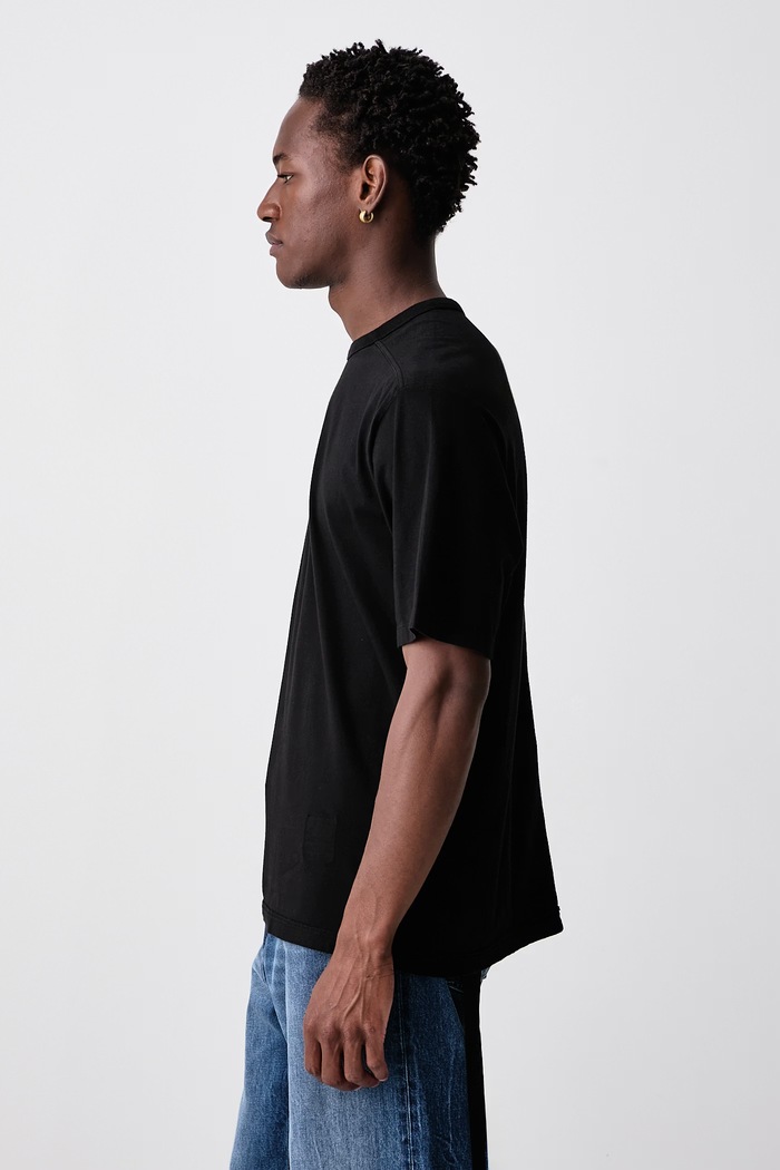 Brad tričko bavlnené pánske Rick Owens DRKSHDW DU02F6254.RNP čierna