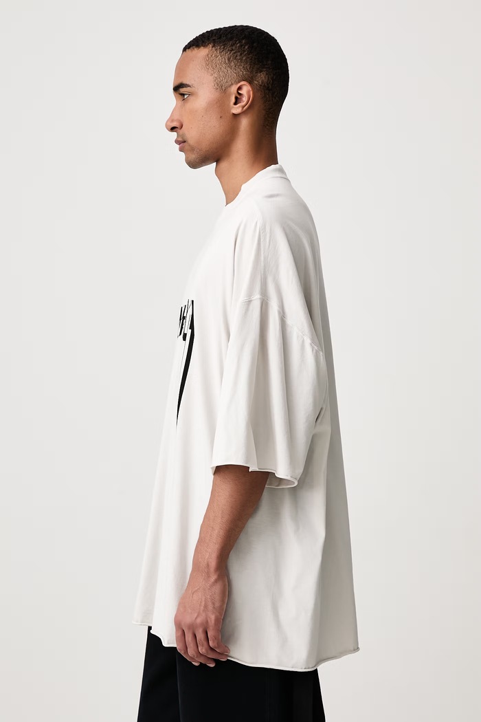 Tommy tričko bavlněné pánské Rick Owens DRKSHDW DU02F6259.RNEP5 béžová