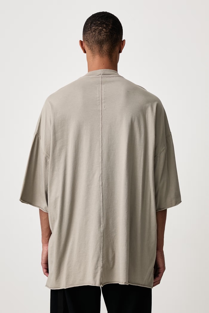 Oblečení Rick Owens DRKSHDW Tommy tričko bavlněné pánské DU02F6259.RNEP5 béžová