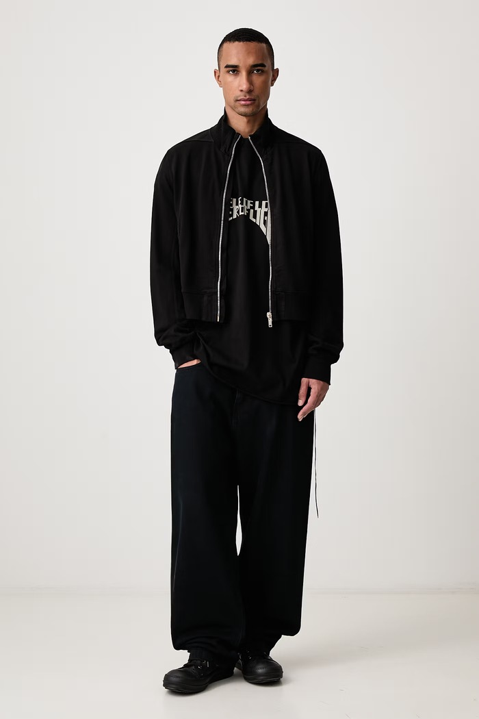 Rick Owens DRKSHDW Tommy tričko bavlněné pánské DU02F6259.RNEP5 černá AW26