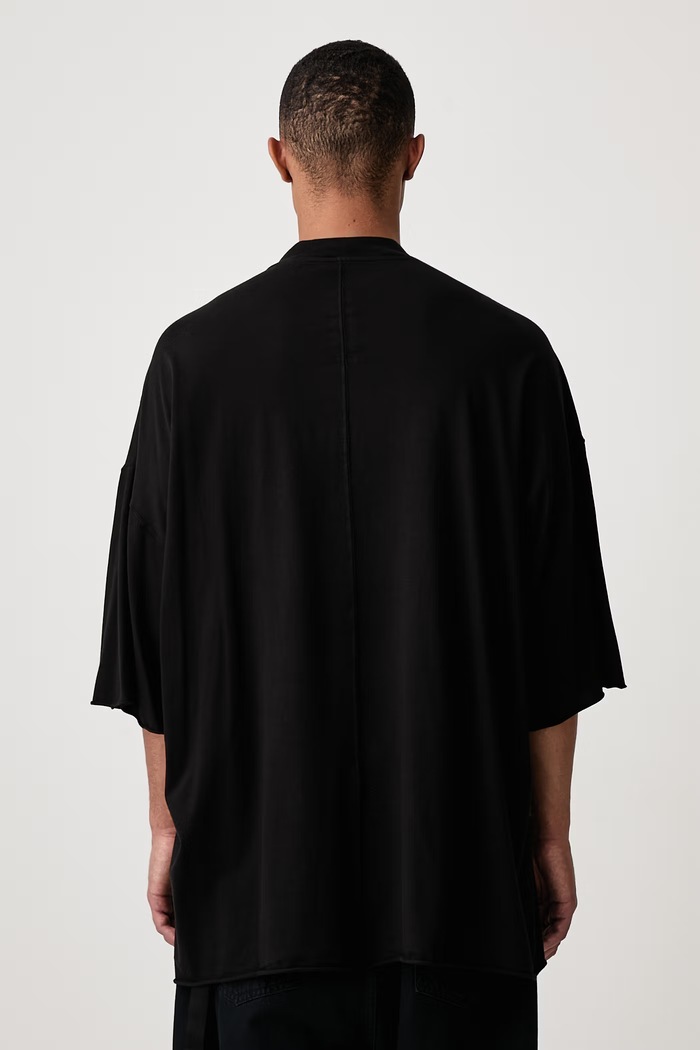 Oblečení Rick Owens DRKSHDW Tommy tričko bavlněné pánské DU02F6259.RNEP5 černá