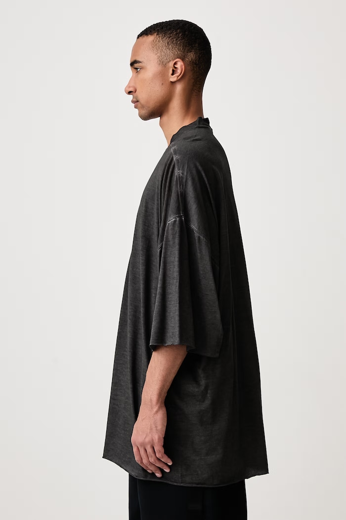 Tommy tričko bavlněné pánské Rick Owens DRKSHDW DU02F6259.RNDEP4 černá