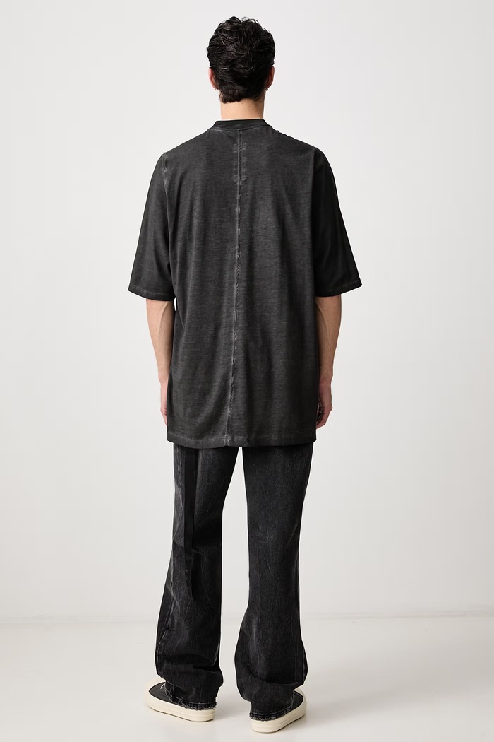 Oblečení Rick Owens DRKSHDW Jumbo tričko bavlněné pánské DU02F6274.RNDEP4 černá