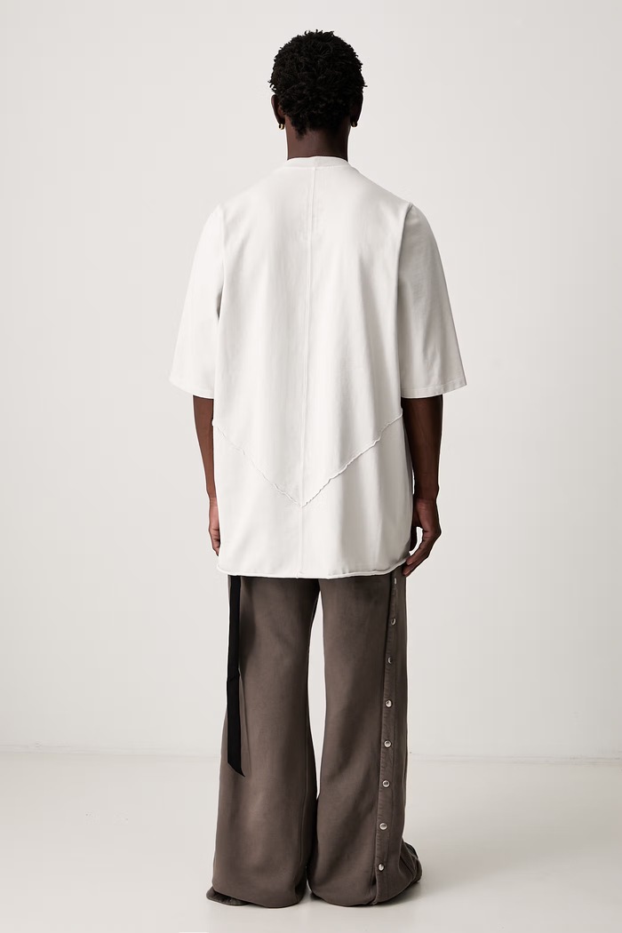 Oblečenie Rick Owens DRKSHDW Jumbo tričko bavlnené pánske DU02F6274.RIGET2 béžová