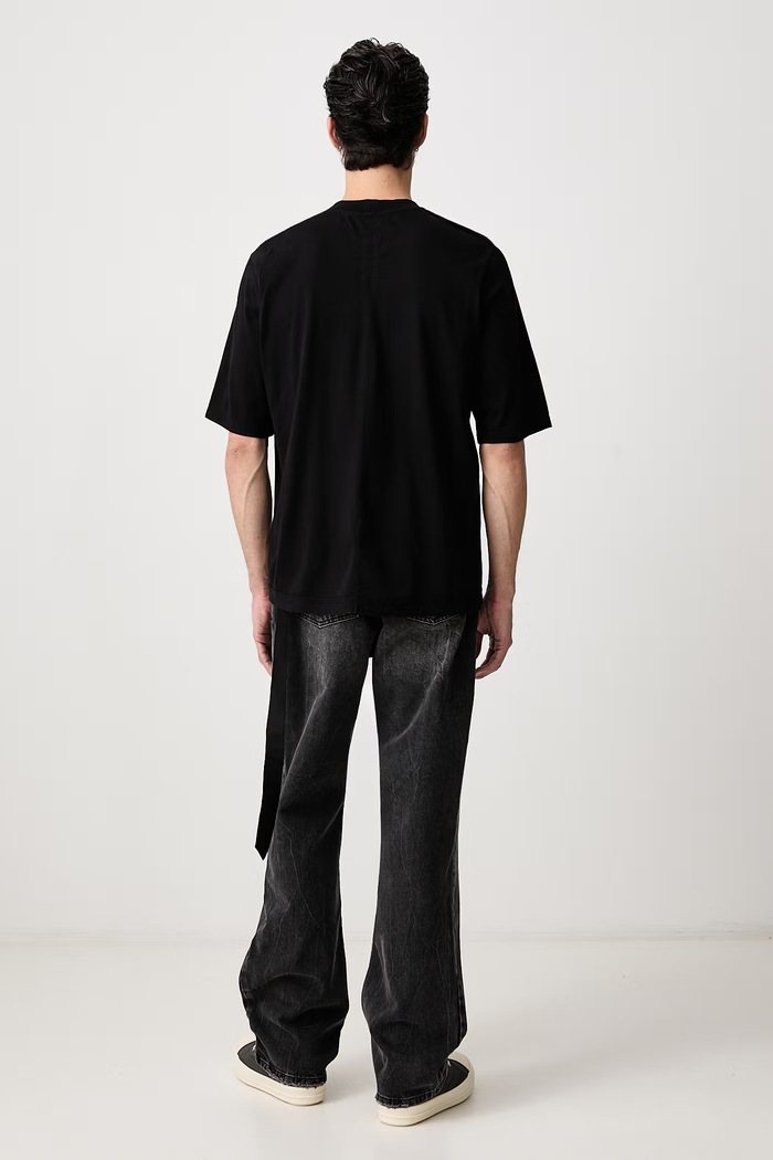 Oblečení Rick Owens DRKSHDW Walrus tričko bavlněné pánské DU02F6252.RNEP5P černá