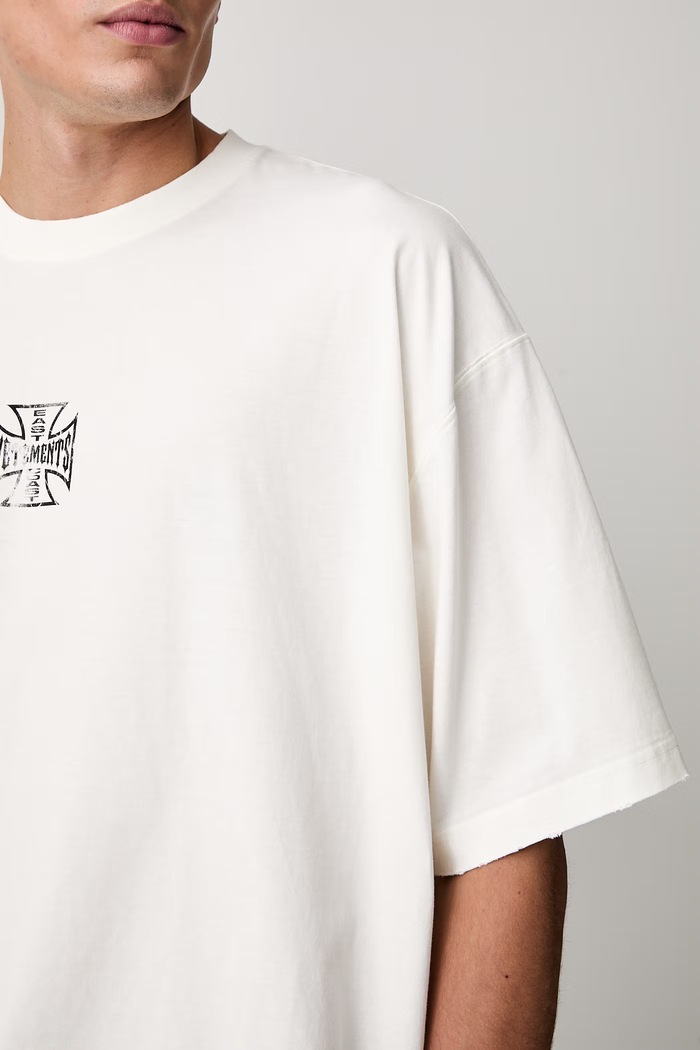 Vetements Biker Cross Logo t-shirt βαμβακερό ανδρικό MH27TR196W