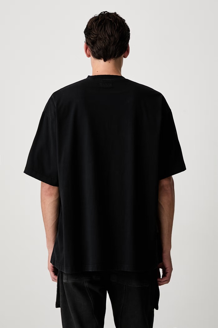 Odzież Vetements Artificial Peace T-shirt bawełniany męski MH27TR189B czarny