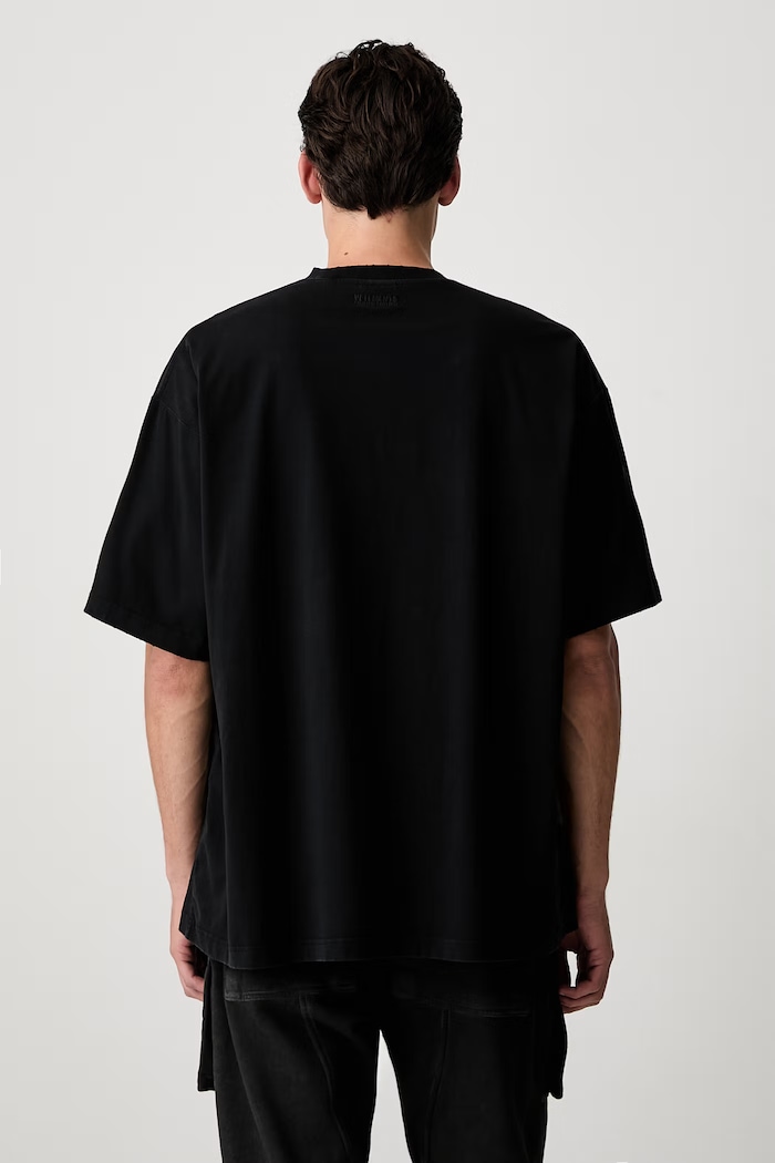 Odzież Vetements Artificial Peace T-shirt bawełniany męski MH27TR189B czarny