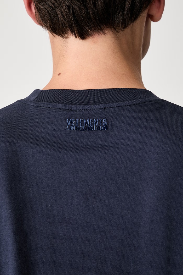 Vetements L-esbian T-shirt męski bawełniany MH27TR182N