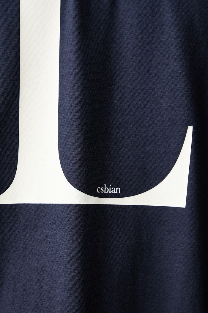 Vetements L-esbian T-shirt męski bawełniany MH27TR182N