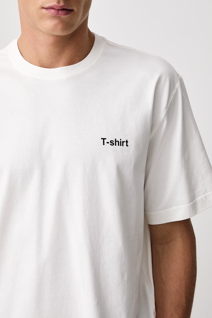 Vetements Definition Regular T-shirt męski bawełniany MH27TR220W