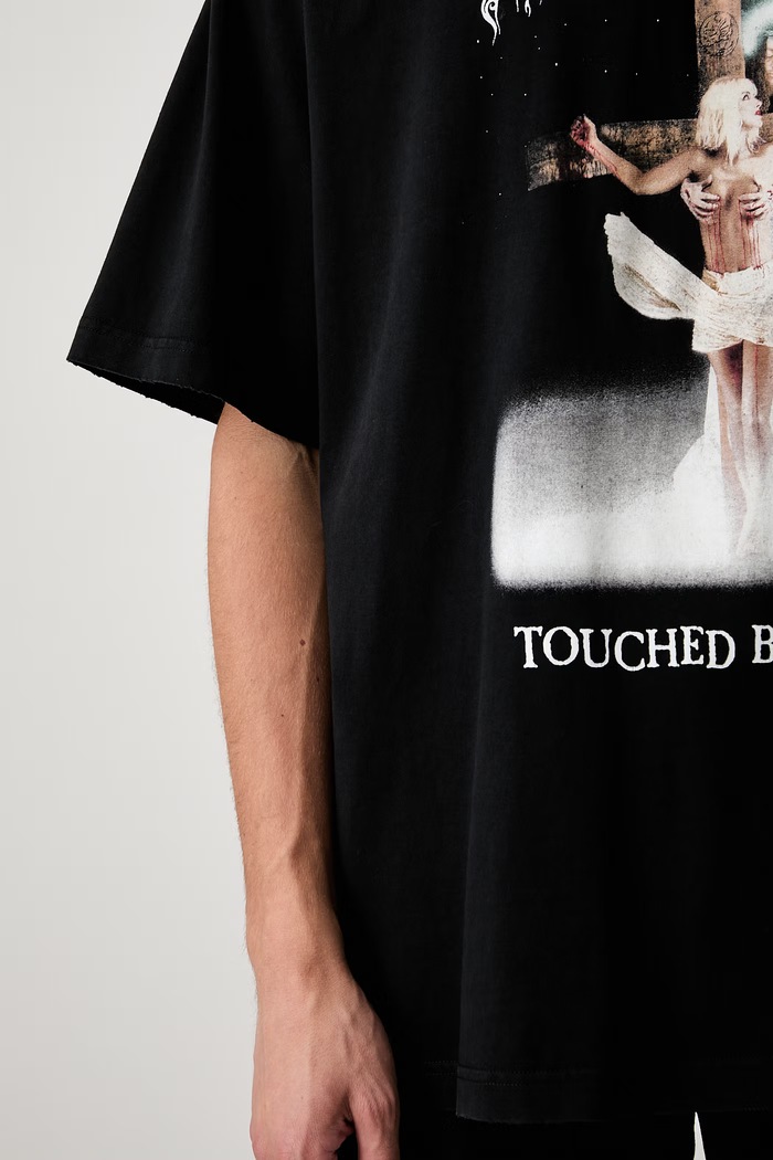 Vetements CoF Jesus T-shirt bawełniany męski MH27TR209B