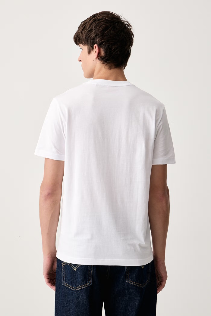 Îmbrăcăminte HUGO Tricou pentru bărbați din bumbac Dirom 50570844 alb