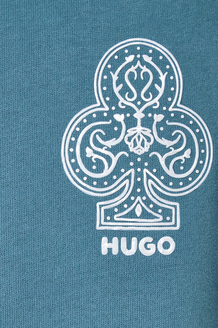Majica za muškarce od pamuka Dulos HUGO plava 50568288