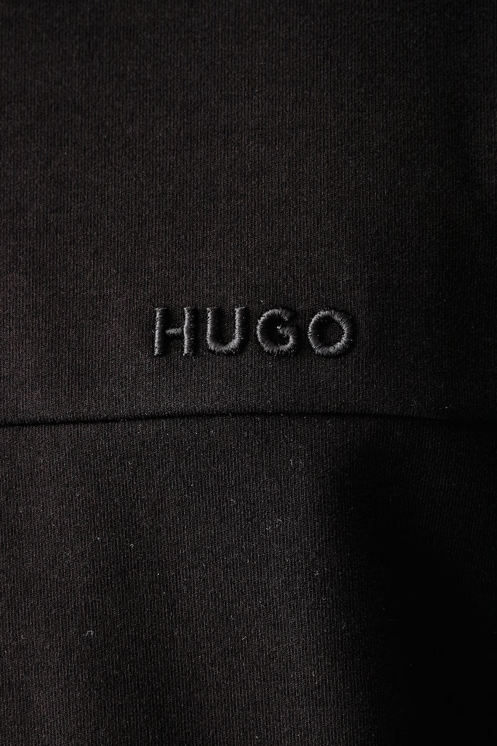 Bluza męska z bawełną Derenolo HUGO czarny 50568229