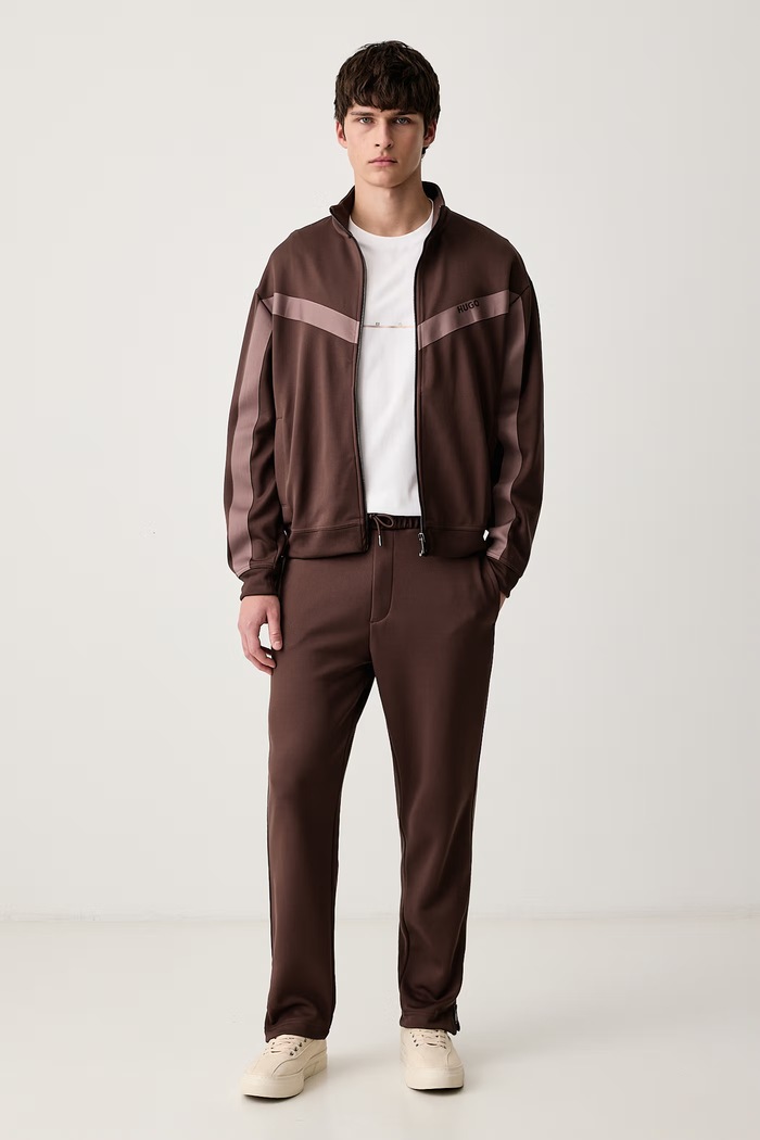 HUGO Tricou din bumbac Datri 50568118 alb AW26