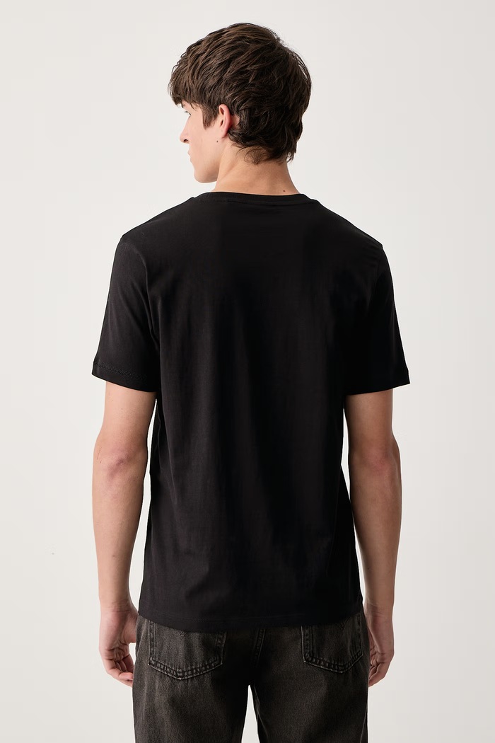 Îmbrăcăminte HUGO Tricou din bumbac Datri 50568118 negru