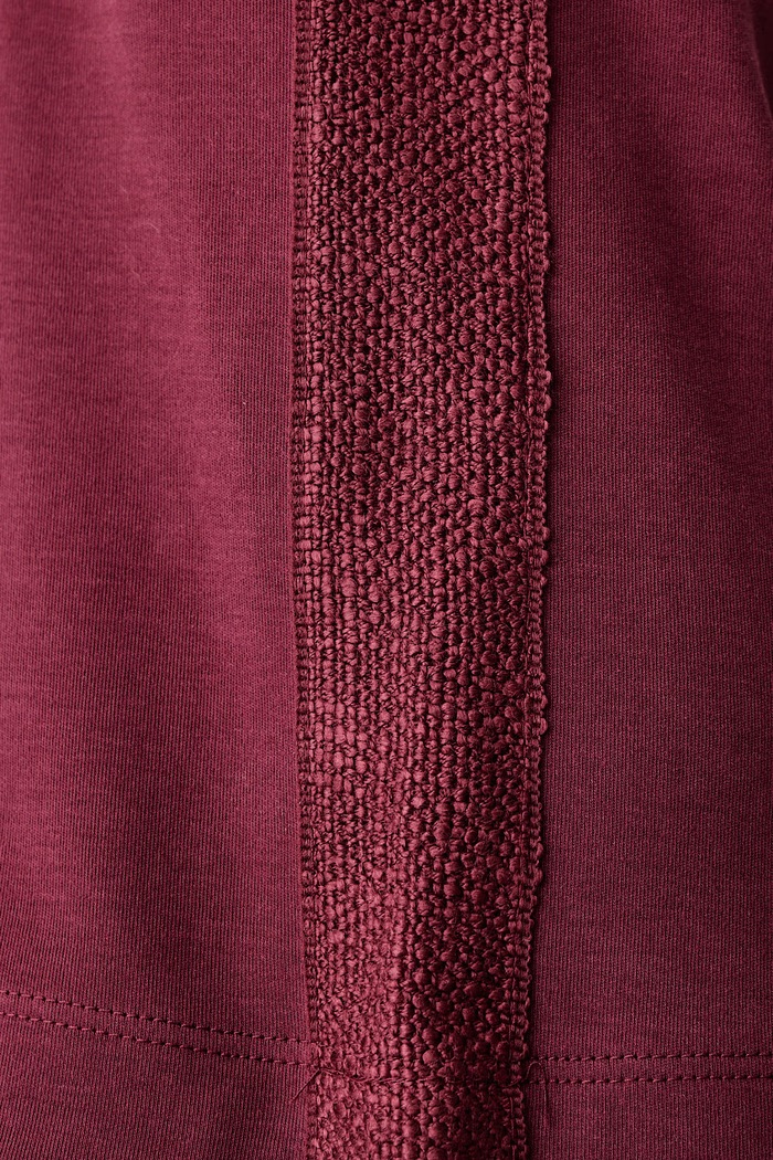 T-shirt męski bawełniany Deryk HUGO bordowy 50567940