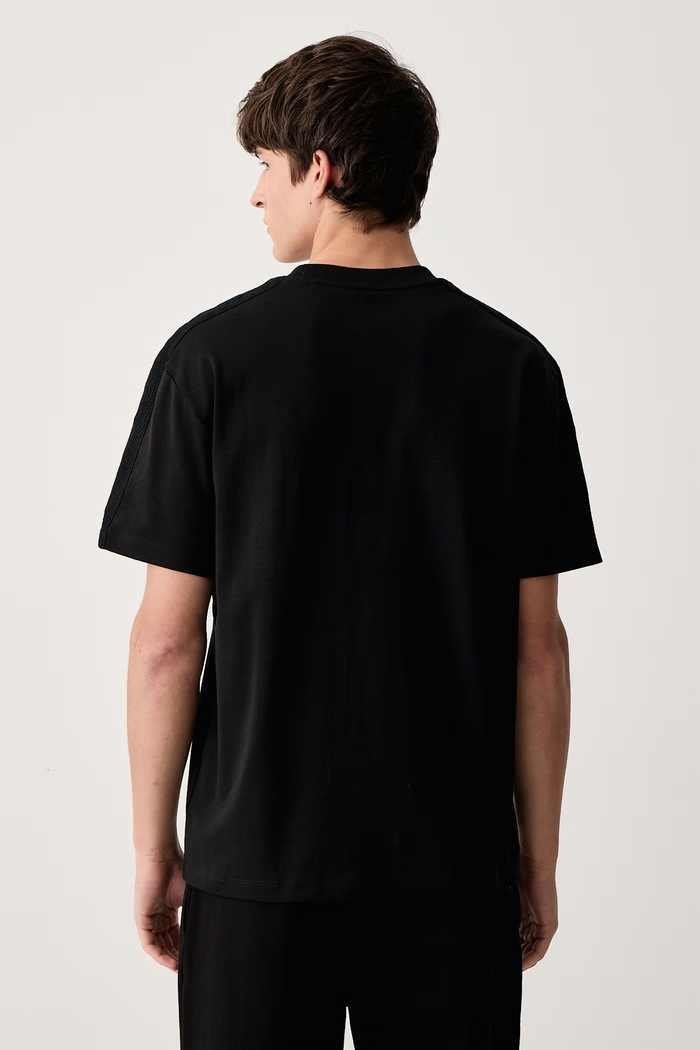 Îmbrăcăminte HUGO Tricou pentru bărbați din bumbac Deryk 50567940 negru