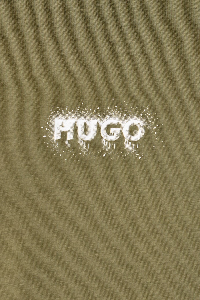 Tričko pánské bavlněné Nodar HUGO Blue zelená 50572412