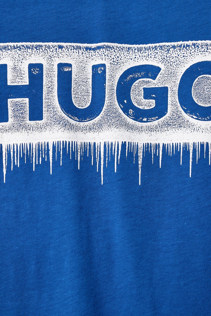 Tričko pánské bavlněné Nuiden HUGO Blue modrá 50570521