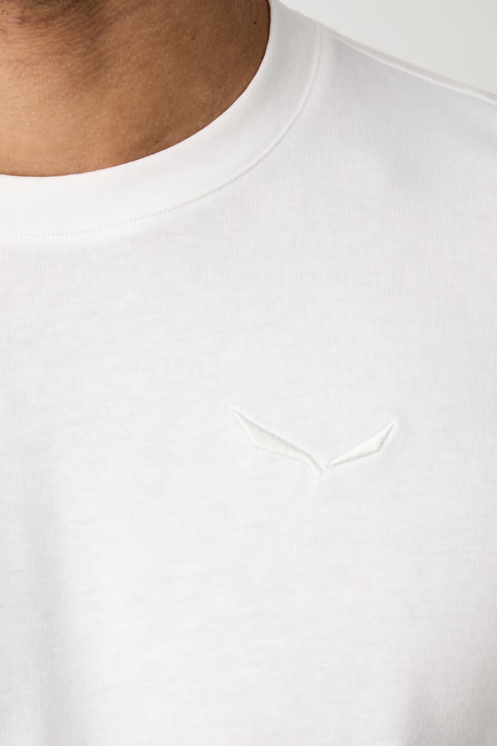 Salewa T-shirt trekkingowy męski z bawełną EAGLE PEAK 00.0000029392 biały