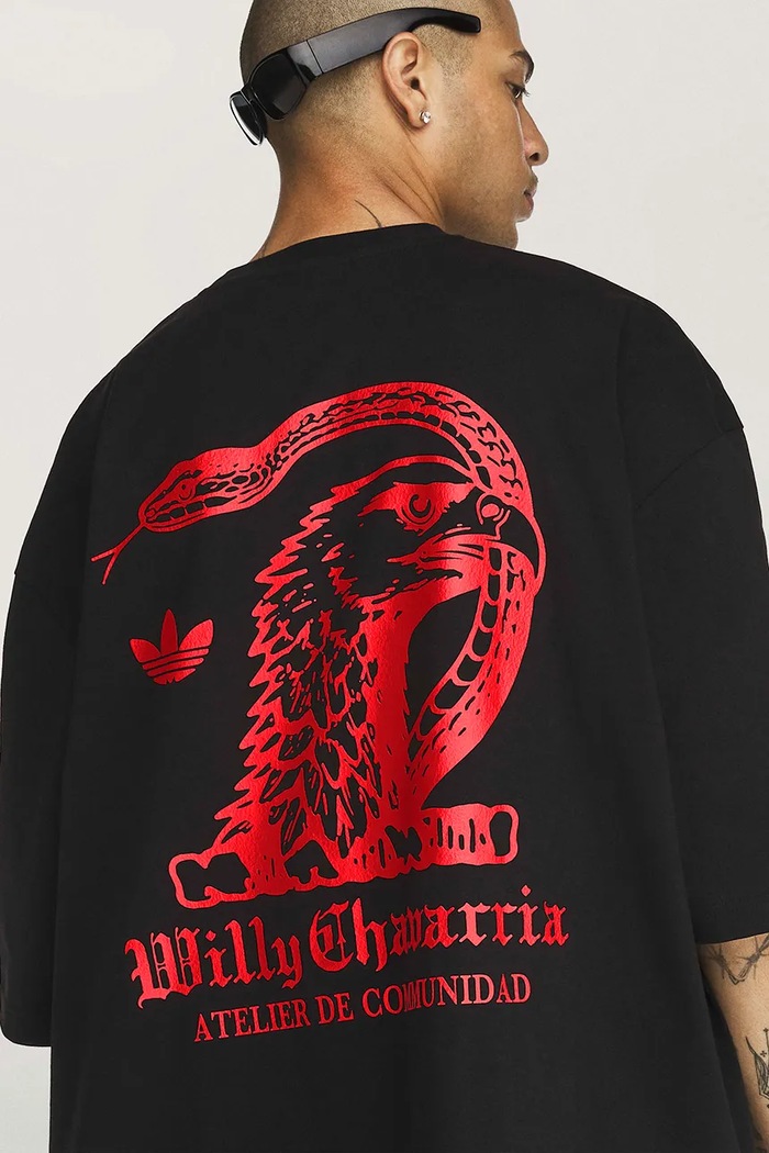 X Willy Chavarria t-shirt cotton Men's adidas Originals black LC8135