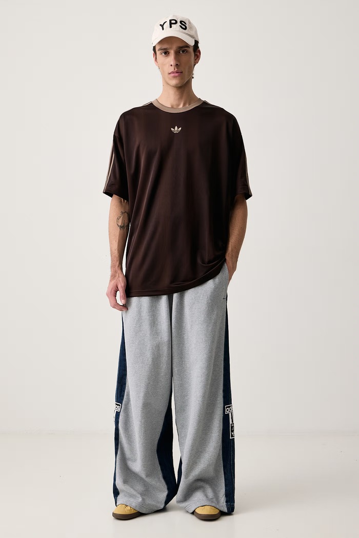 adidas Originals T-shirt męski KS7413 brązowy AW26
