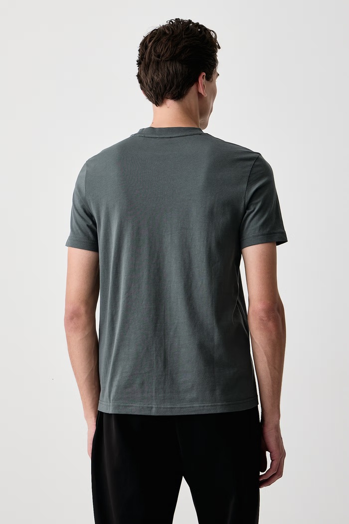 Odzież BOSS Orange T-shirt męski bawełniany Te_Being 50571288 turkusowy
