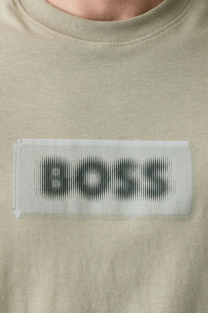 Футболка чоловіча бавовняна Te_Effect BOSS Orange зелений 50571286