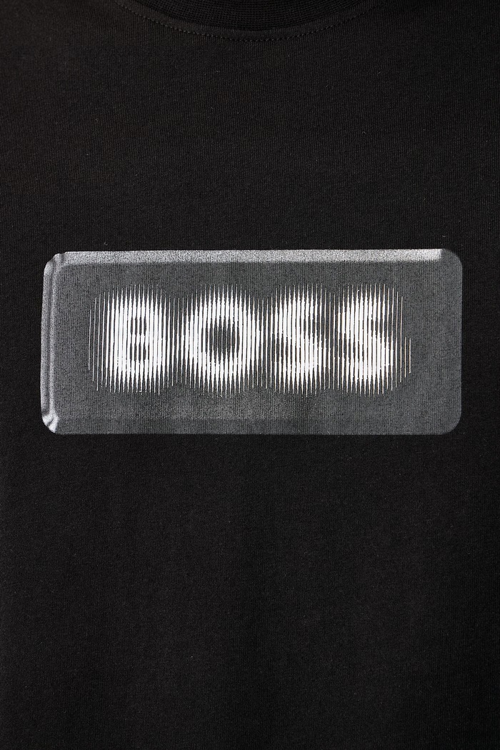 Tricou pentru bărbați din bumbac Te_Effect BOSS Orange negru 50571286