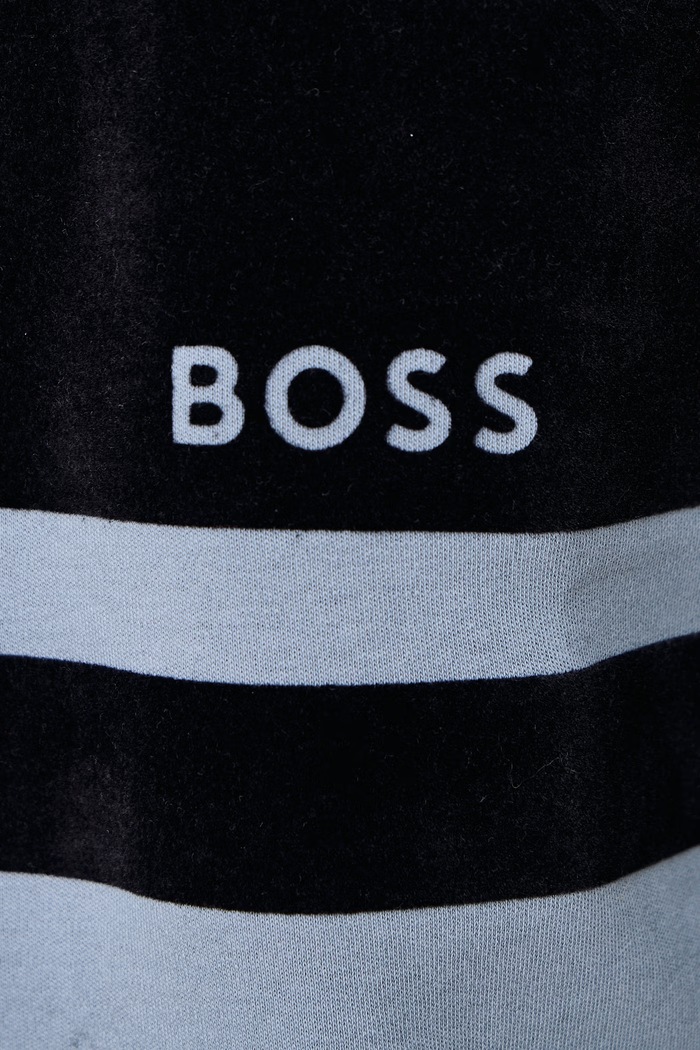Tricou pentru bărbați din bumbac cu elastan Te_FrostTape BOSS Orange albastru 50569477