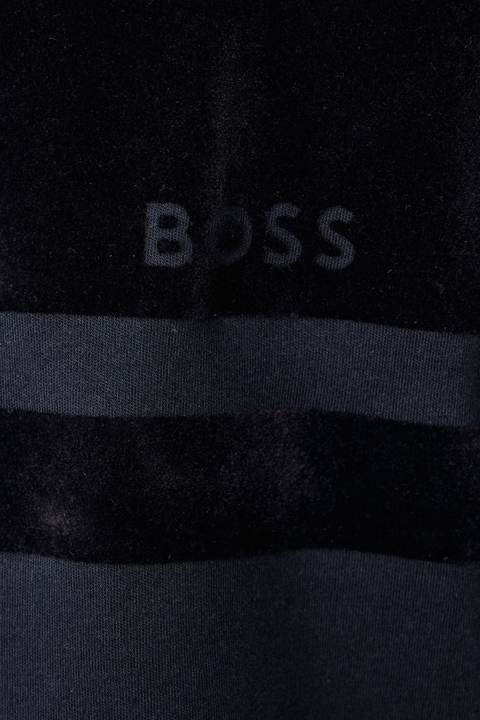 Tricou pentru bărbați din bumbac cu elastan Te_FrostTape BOSS Orange bleumarin 50569477