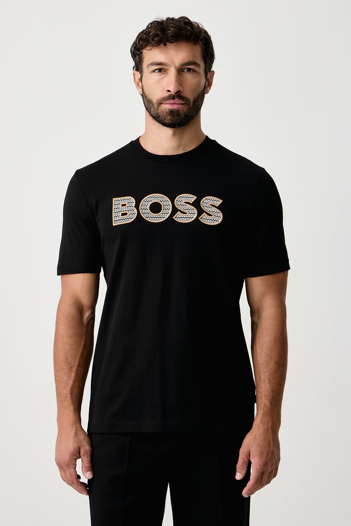 BOSS Tričko pánské bavlněné C-Thompson černá 50569995