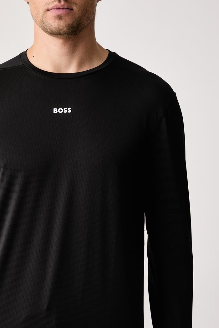 Odzież BOSS Green Longsleeve męski TS_Active LS 50569902 czarny