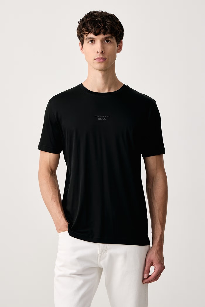 Одяг BOSS Green Футболка чоловіча бавовняна TS_PS Icons70 Grx 50570910 чорний