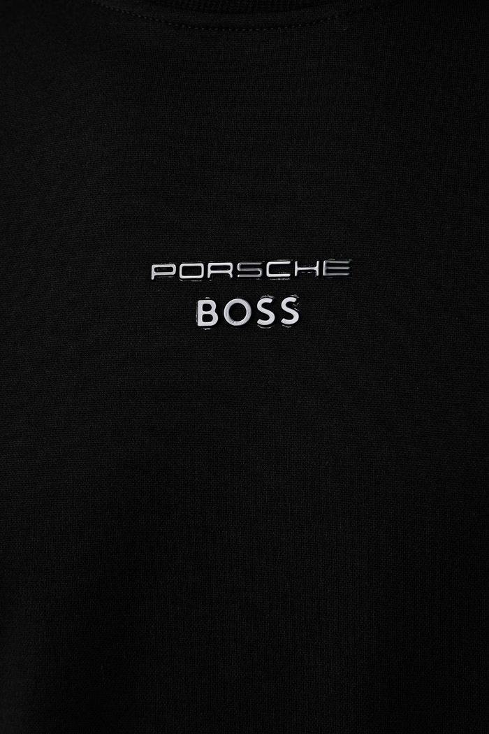 Longsleeve pentru bărbați cu lyocell TS_PS Icons70 Long BOSS Green negru 50569474