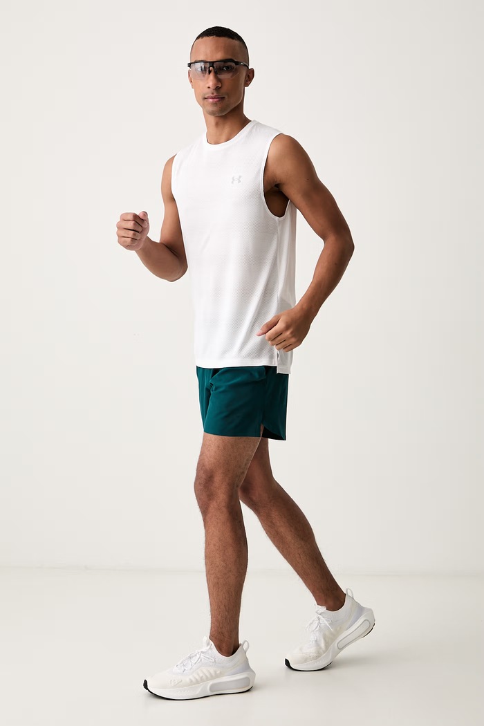 Under Armour top treningowy męski UA Velociti Tank 6010888.100 biały AW26